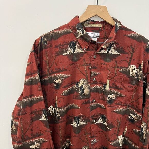 Columbia River Lodge Lab Hunting Button Down Medium - Picture 2 of 10
